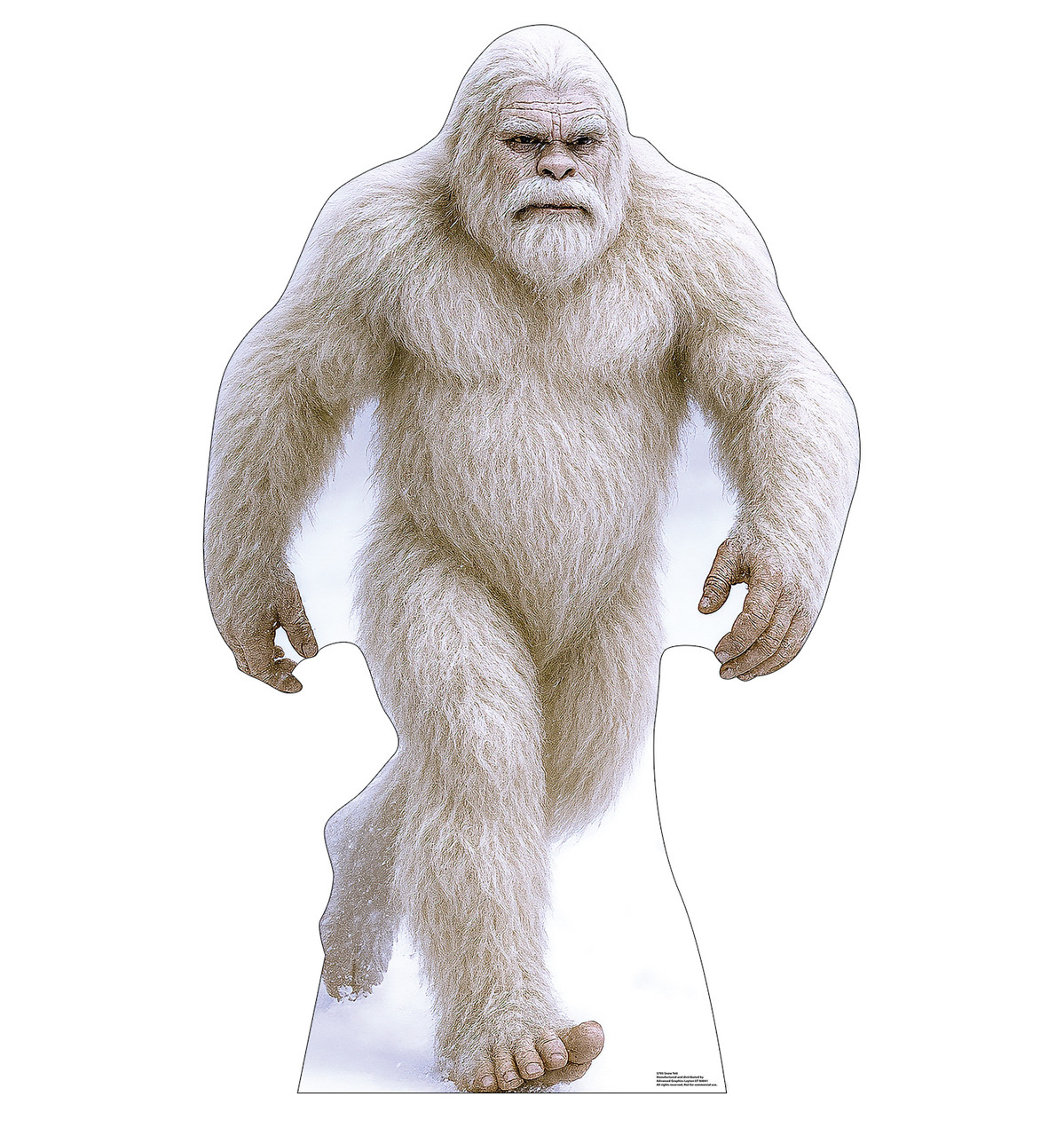 Life-size Cardboard standee of a Snow Yeti.