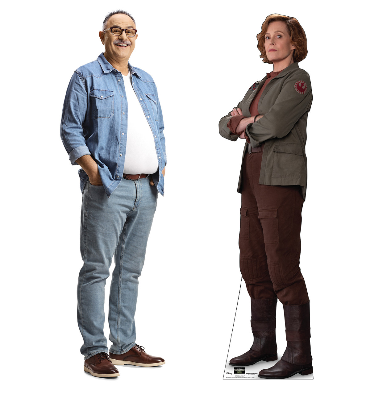 Life-size Cardboard standee of Colonel Ward™ with model.