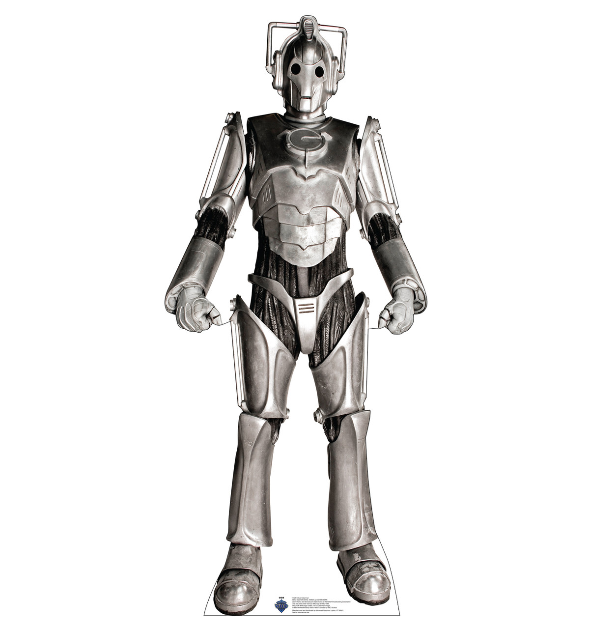 Life-size Cardboard standee of Cybus Cyberman.