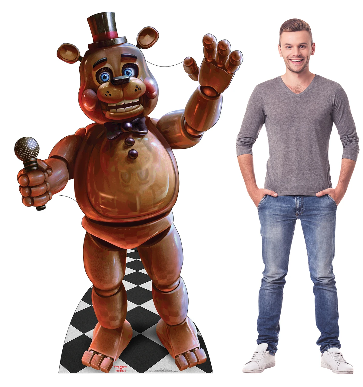 Life-size Cardboard standee of Toy Freddy with Model.