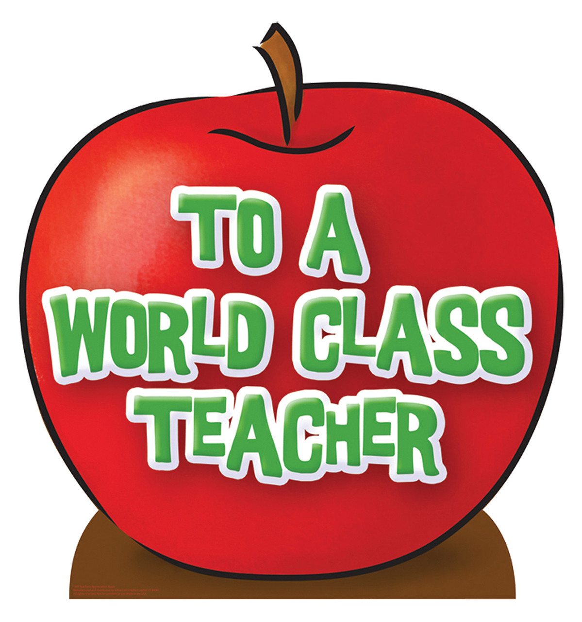 Teacher's Appreciation Apple