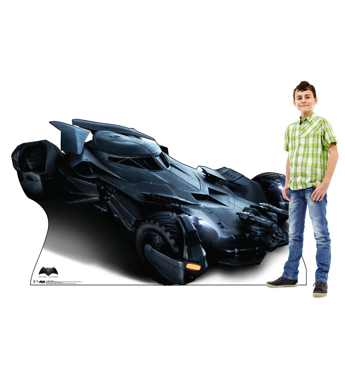 Life-size Batmobile - Batman V. Superman Cardboard Standup | Cardboard Cutout
