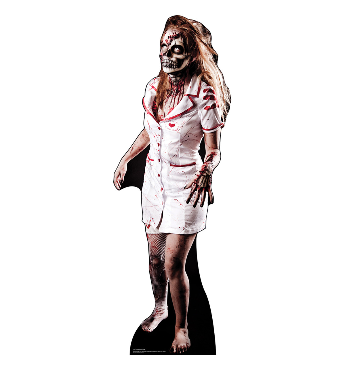 Life-size Zombie Nurse Cardboard Standup | Cardboard Cutout