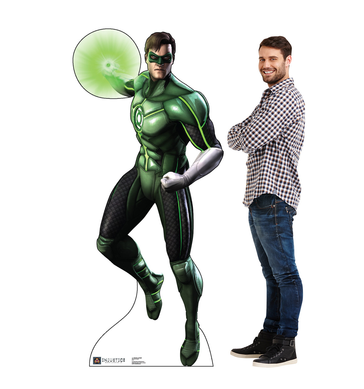 Life-size Green Lantern - Injustice Gods Among Us Cardboard Standup | Cardboard Cutout