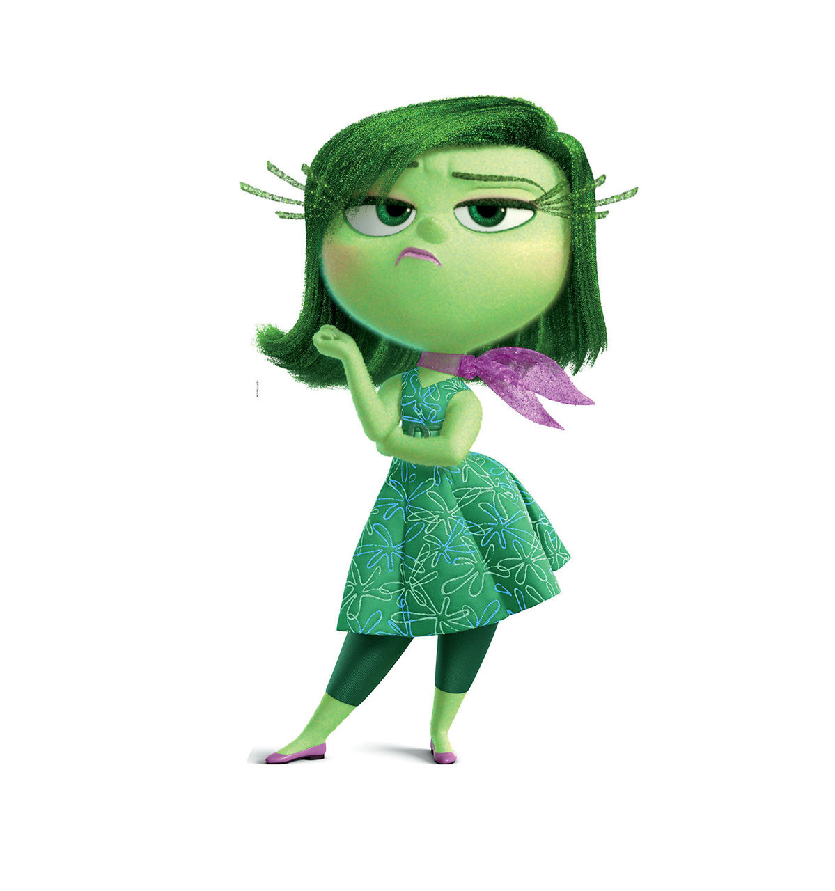 Life-size Disgust Inside Out Cardboard Cutout