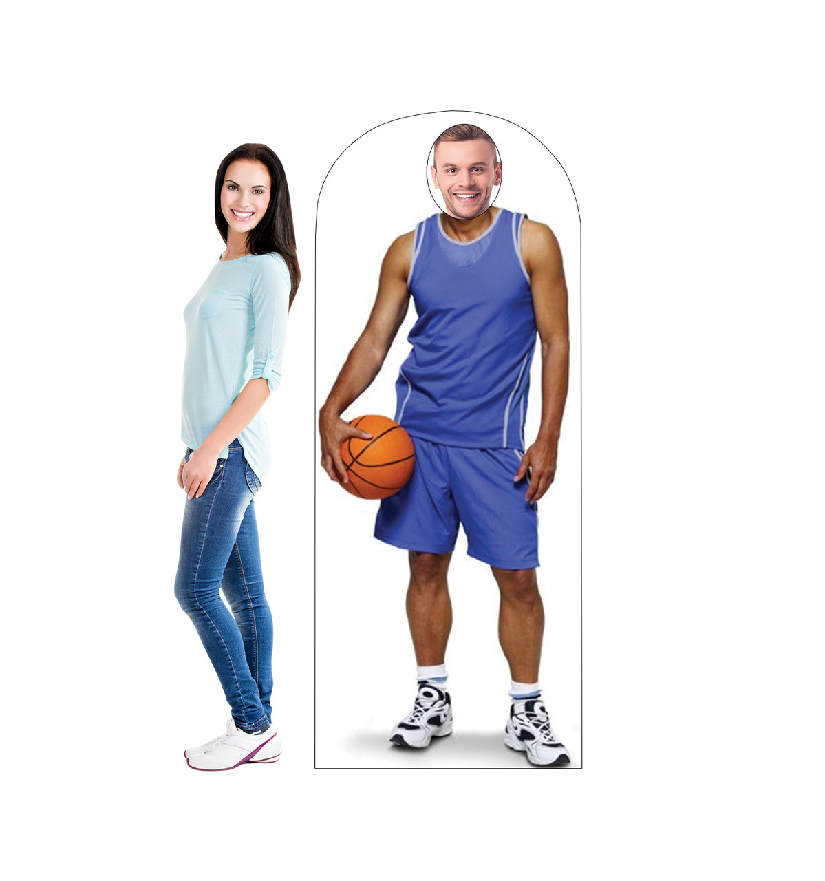 Life-size Basketball Stand-in Cardboard Standup