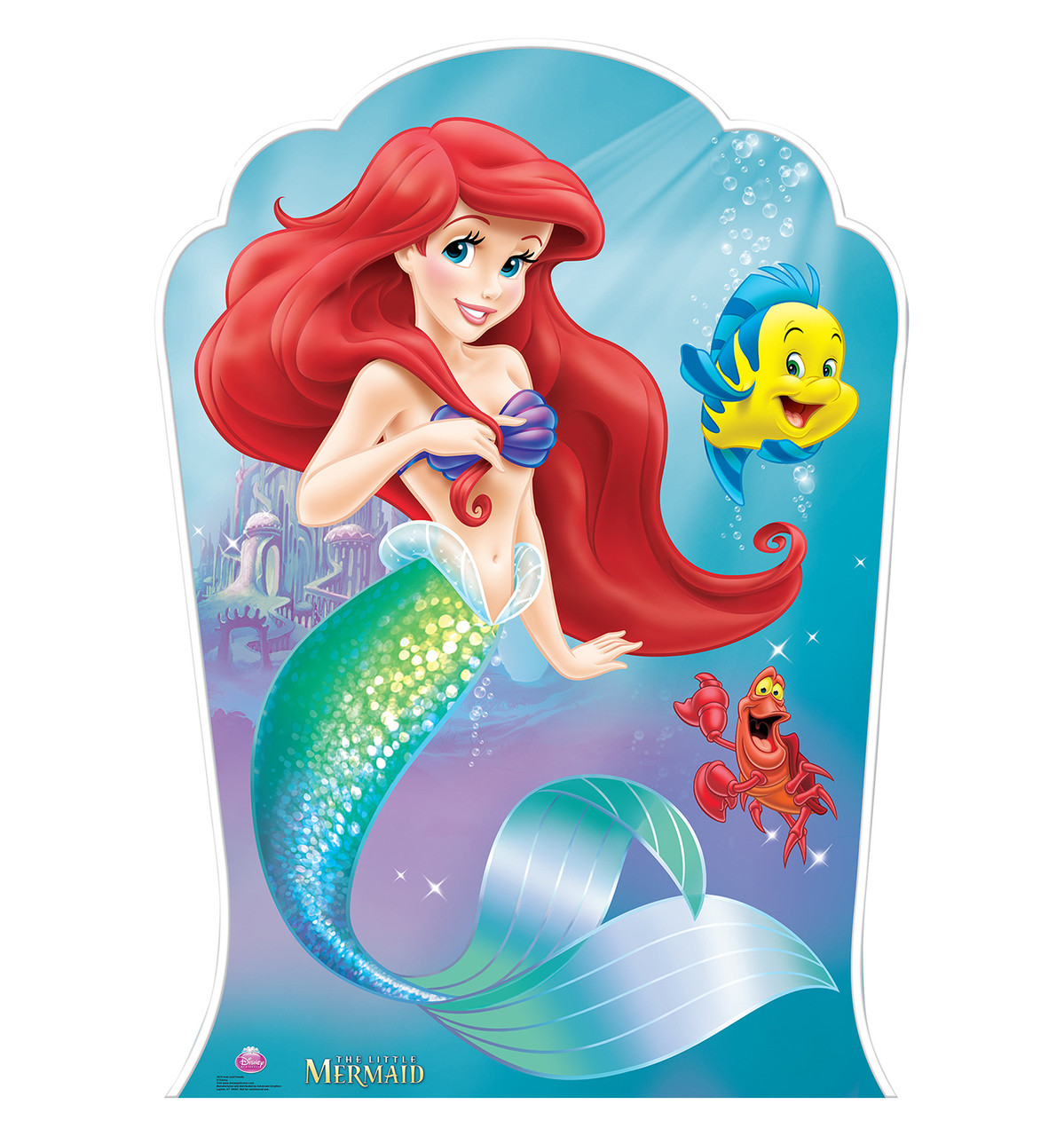 Life-size Ariel and Friends Cardboard Standup |Cardboard Cutout