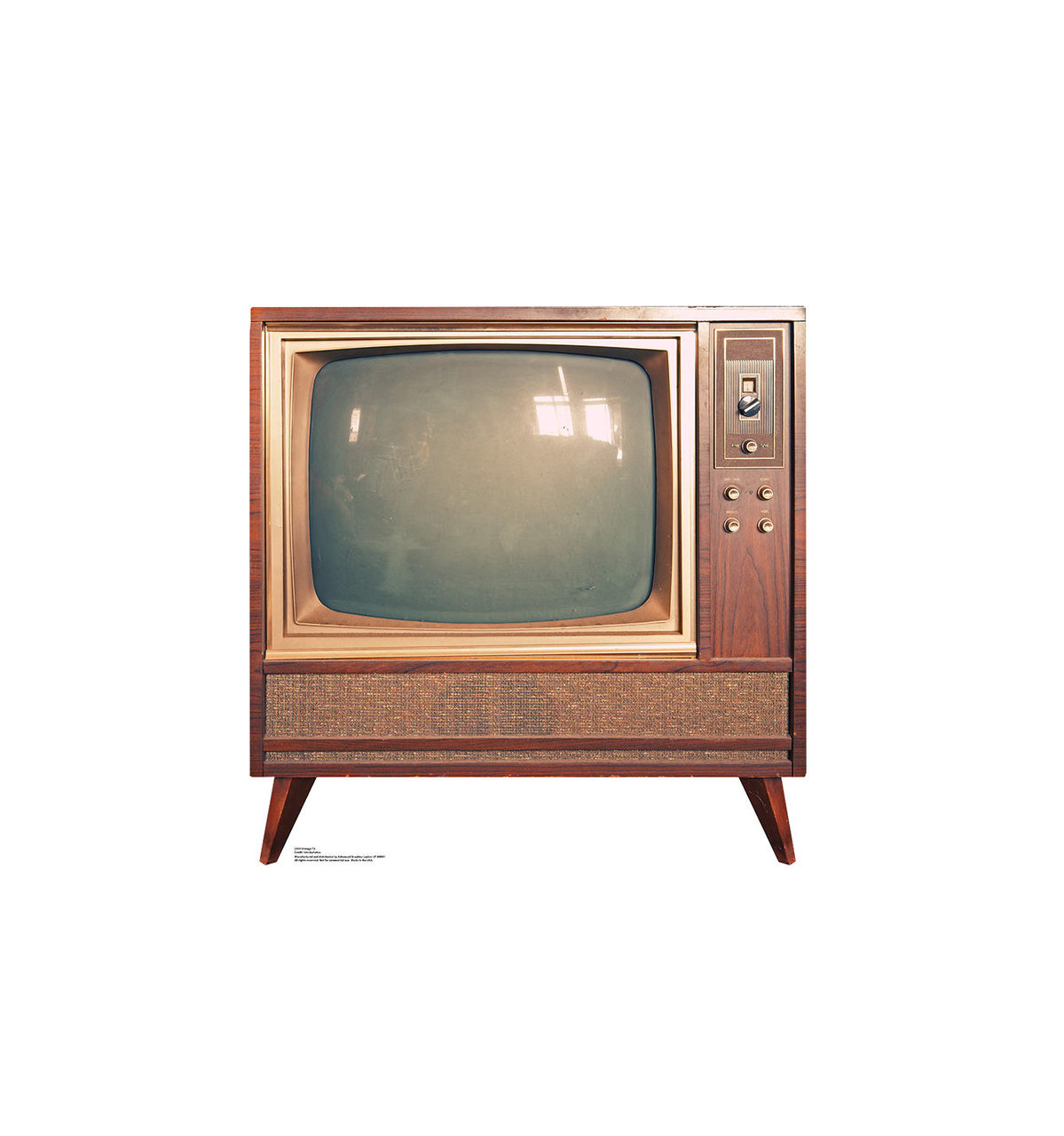 Life-size Vintage TV Cardboard Cutout Standee