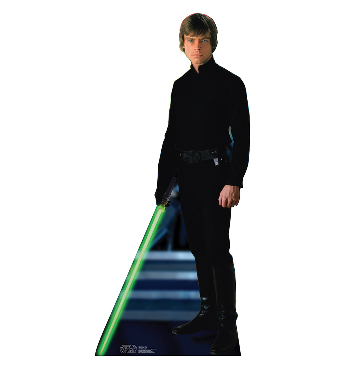 Life-size Luke Skywalker - Black Cardboard Standup