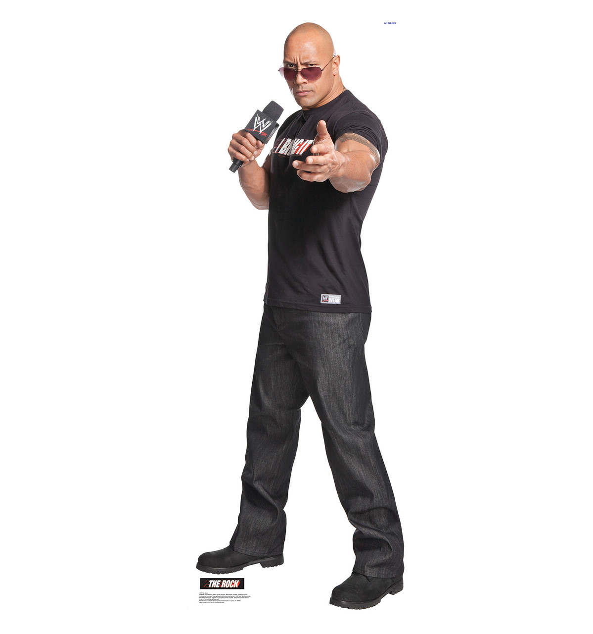 The Rock LifeSize Cardboard Cutout Standee