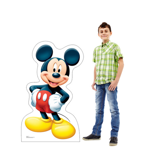 Life-size Mickey Mouse Cardboard Cutout