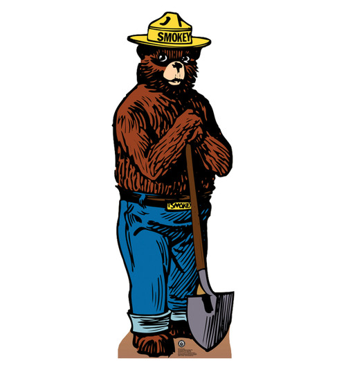 Life-size Smokey Bear Cardboard Standup |Cardboard Cutout