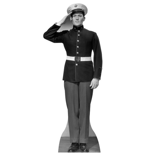 Life-size WWII US Marine Cardboard Standup | Cardboard Cutout