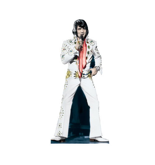 Elvis Presley - White Suit Cardboard Cutout 391