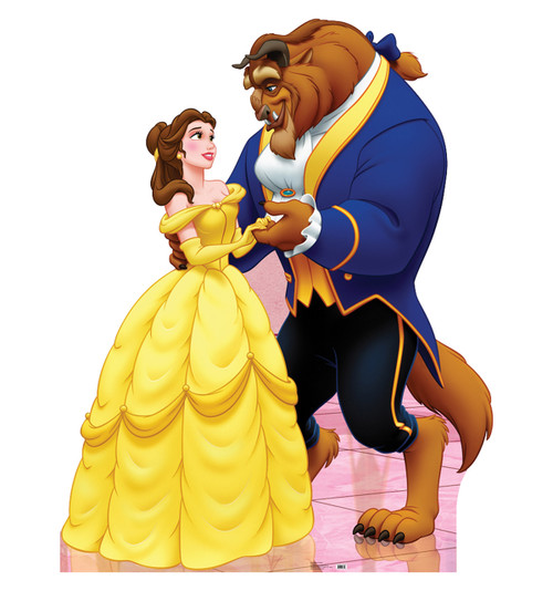 Belle and Beast (Beauty and the Beast) Cardboard Cutout