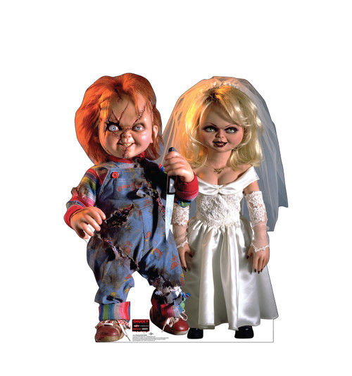 chucky and his bride kiss