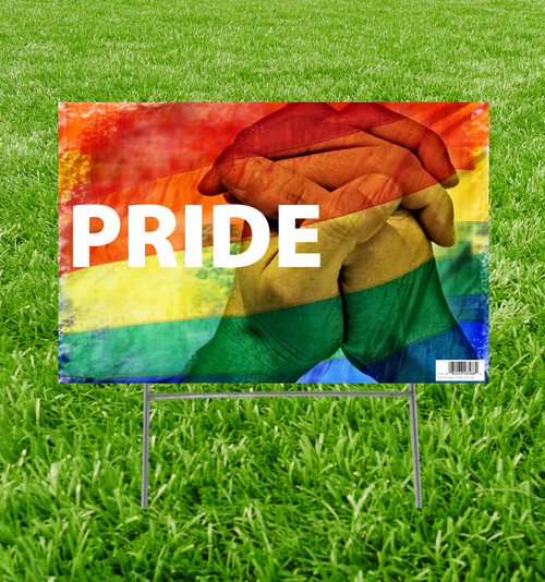 LGBT Pride Yard Sign.