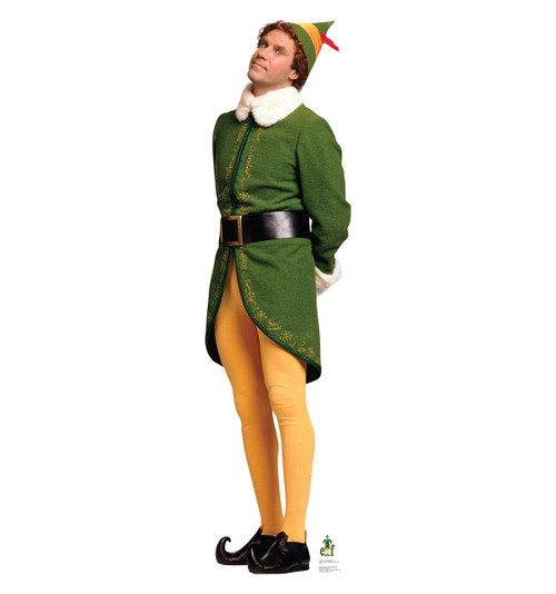 Life-size Concerned Buddy - Elf Cardboard Cutout Will Ferrell 