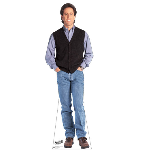 Life-size cardboard standee of Jerry Seinfeld from the Hit TV Series Seinfeld.