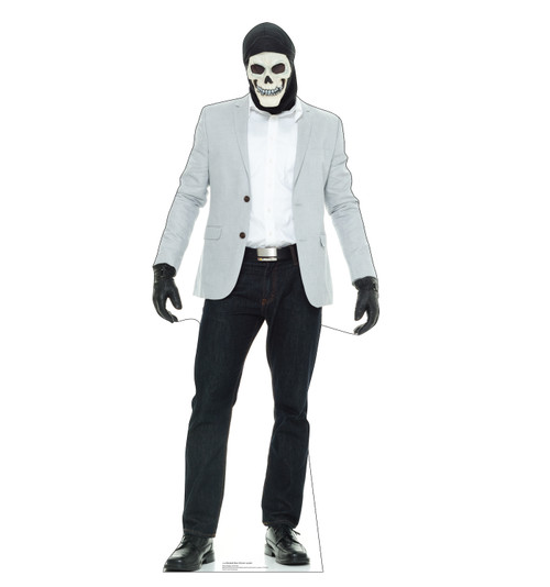 Life-size cardboard standee of a Masked Man in Dinner Jacket.