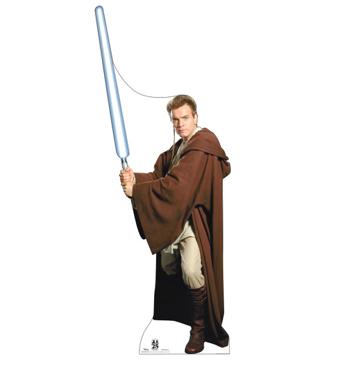 Life-size cardboard standee of Obi-Wan Kenobi™.