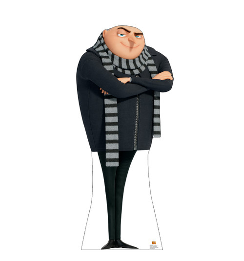 Life-size cardboard standee of Gru.