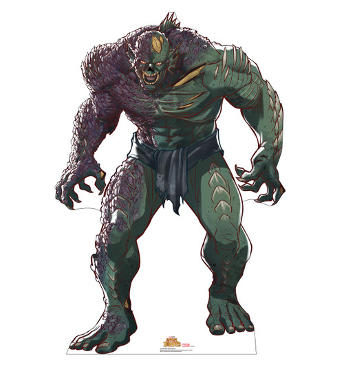 Life-size Cardboard standee of Zombie Abomination.