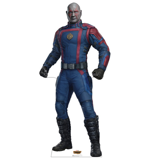 Life-size Cardboard standee of Drax.