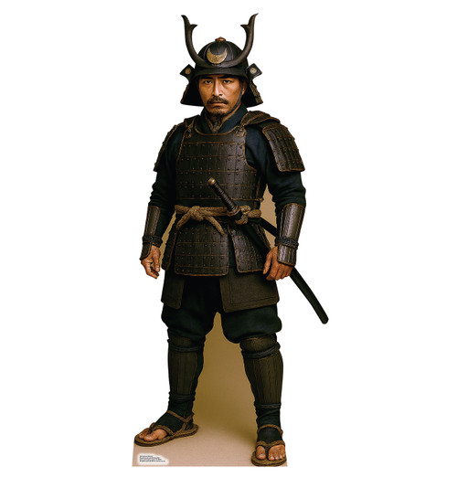 Life-size Cardboard standee of a Samurai Warrior.