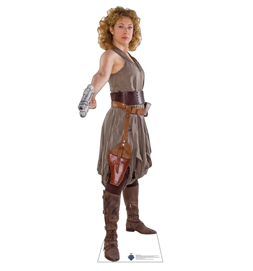 Life-size Cardboard standee of River Song.