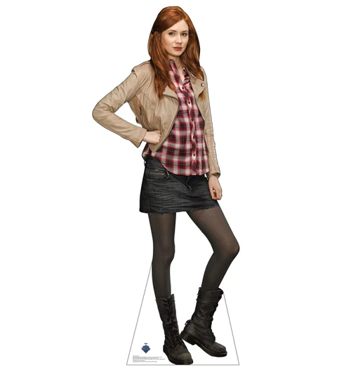Life-size Cardboard standee of Amy Pond.