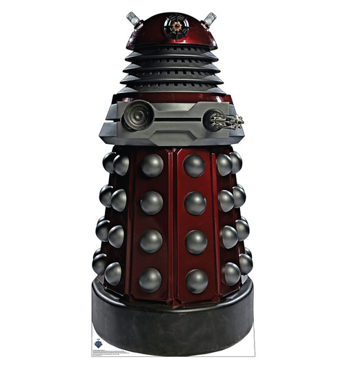 Life-size Cardboard standee of the New Paradigm Dalek Drone.