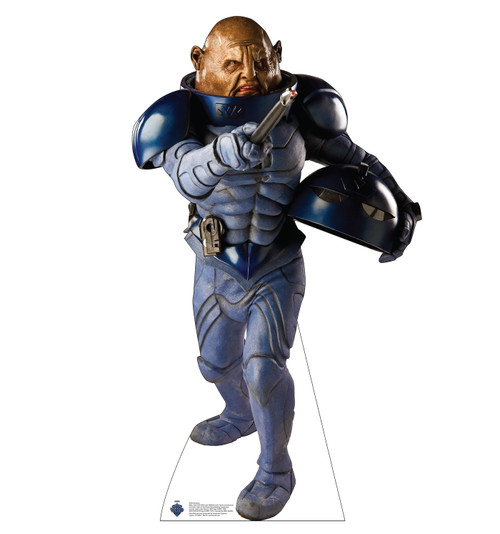 Life-size Cardboard standee of Sontaran.
