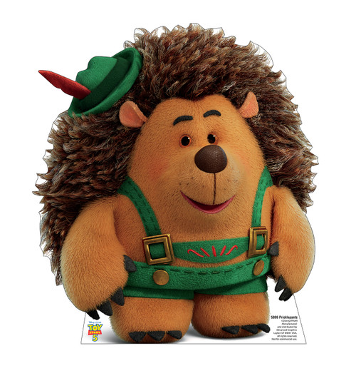 Life-size cardboard standee of Pricklepants.