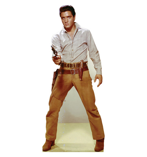 Elvis Gunfighter Cardboard Cutout