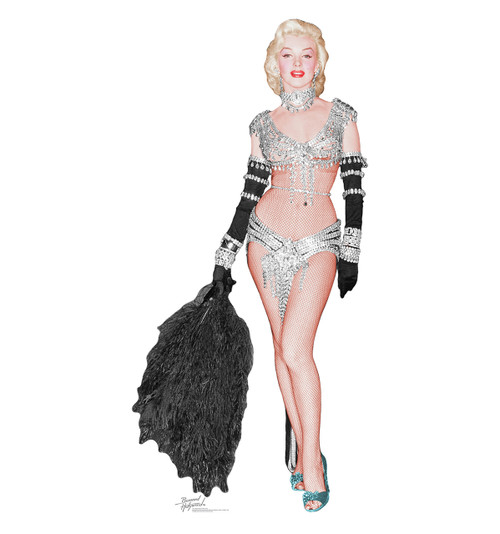 Life-size Marilyn Monroe - Showgirl Cardboard Standup