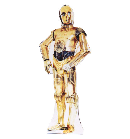 Life-size C-3PO Cardboard Cutout