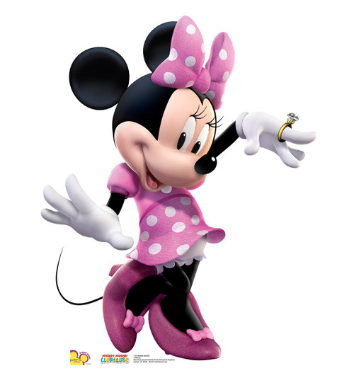Life-size Minnie Mouse Dancing Cardboard Standup