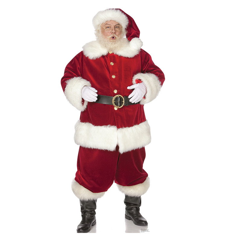 Life-size Ho! Ho! Santa Cardboard Standup