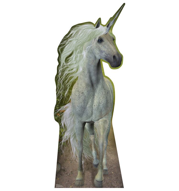 Lifesize Unicorn Cardboard Standup Cardboard Cutout