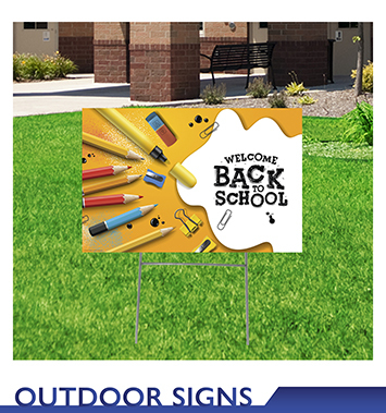 outdoor yard signs