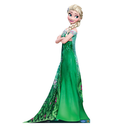 Life-size Elsa - Frozen Fever Cardboard Standup