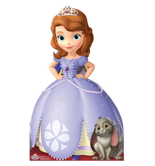 Life-size Sofia the First Cardboard Cutout