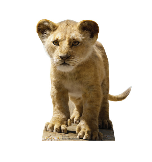 SIMBA Disney Lion King cub LIFESIZE party CARDBOARD CUTOUT STANDEE