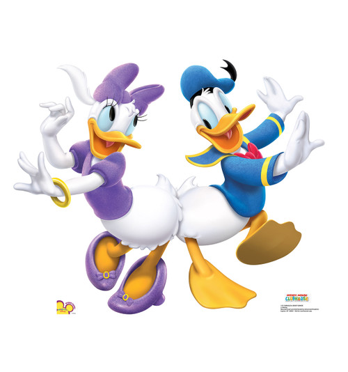 Life-size Donald Duck & Daisy Dancing Cardboard Standup