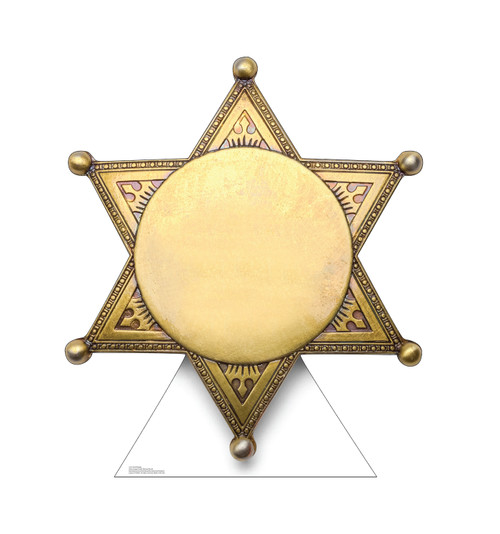 blank sheriff badge