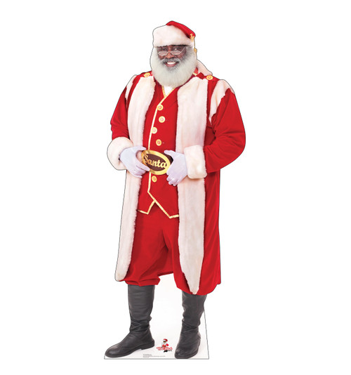 The Real Black Santa Life-size Cardboard Cutout