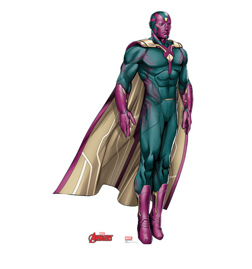 Life-size Vision (Avengers) Cardboard Standup | Cardboard Cutout
