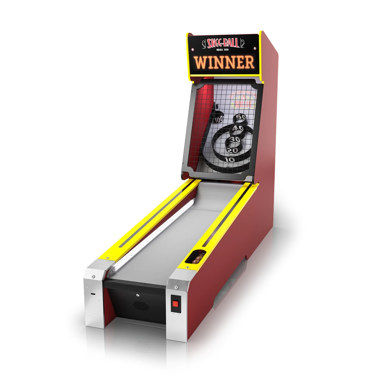 Skee-Ball Classic Free Play 10-foot alley