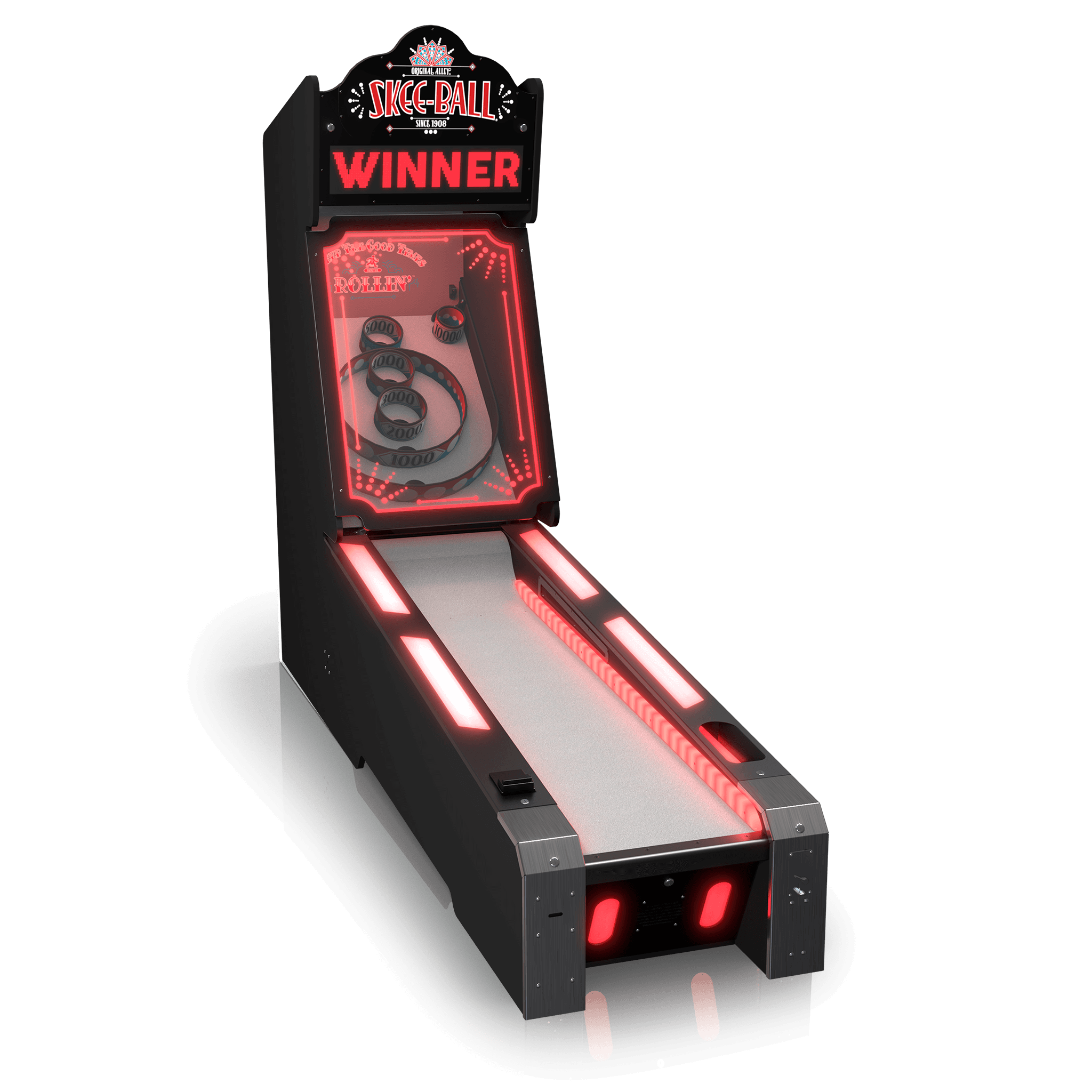 SkeeBall Glow Free Play Home Arcade Alley Game